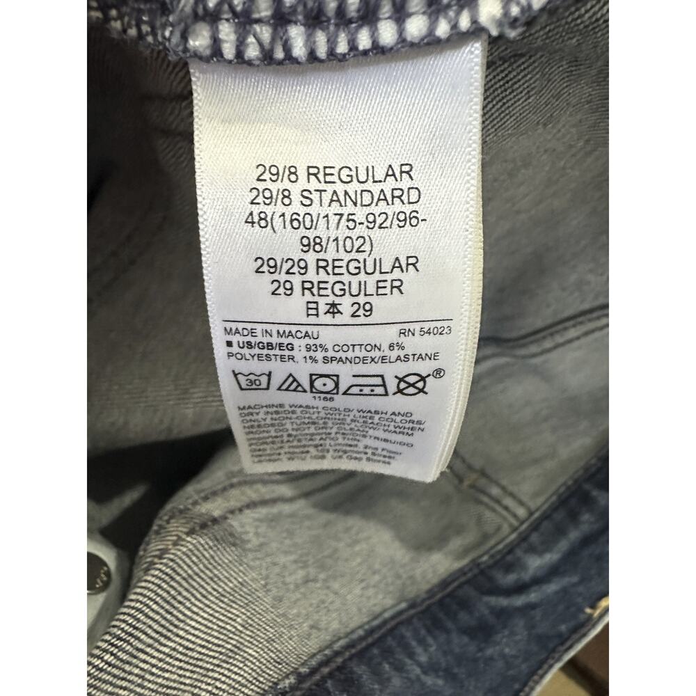 Gap High Rise Kick Fit Jeans Women's Size 29 8 Blue Denim Regular Fit Ankle - Picture 8 of 12